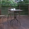 Flash Furniture Barker 23.5'' Bronze Square Tempered Glass Metal Table TLH-073A-1-BZ-GG - alternate 7